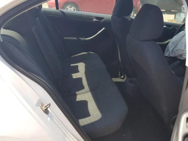 3VW2K7AJ8BM021596 - 2011 VOLKSWAGEN JETTA BASE თეთრი ფოტო 6