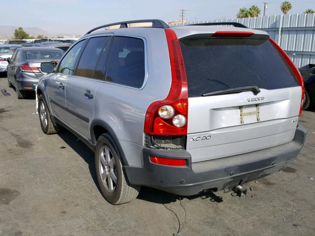 YV1CZ592151207125 - 2005 VOLVO XC90 SILVER photo 3