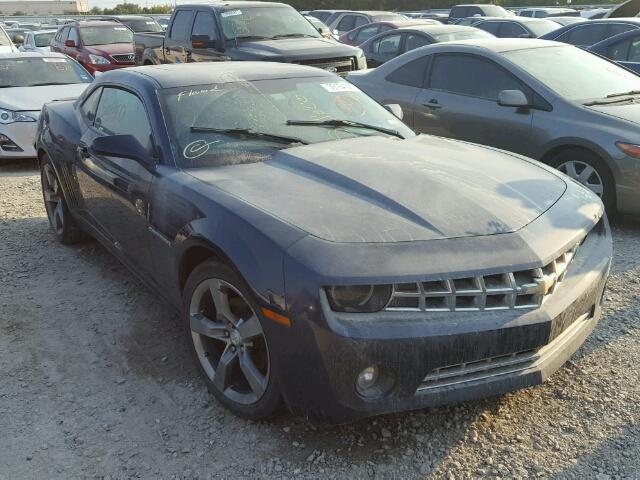 2G1FB1E32C9143757 - 2012 CHEVROLET CAMARO LT BLUE photo 1