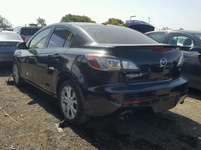 JM1BL1S60A1196315 - 2010 MAZDA 3 S BLACK photo 3