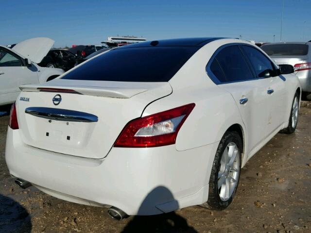 1N4AA5AP2BC808738 - 2011 NISSAN MAXIMA WHITE photo 4