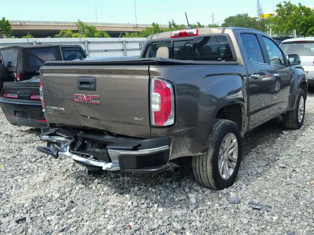 1GTG5DE37G1330703 - 2016 GMC CANYON SLT BROWN photo 4