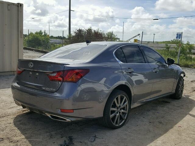 JTHCE1BL6FA005118 - 2015 LEXUS GS 灰色 照片 4