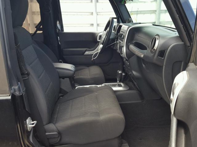 1C4AJWAG2CL178706 - 2012 JEEP WRANGLER S BLACK photo 5