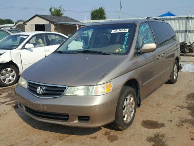 5FNRL18694B002527 - 2004 HONDA ODYSSEY BEIGE photo 2