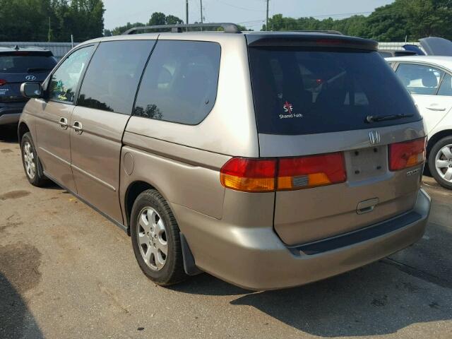 5FNRL18694B002527 - 2004 HONDA ODYSSEY BEIGE photo 3