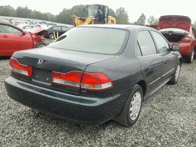 1HGCG56411A130401 - 2001 HONDA ACCORD LX GREEN photo 4