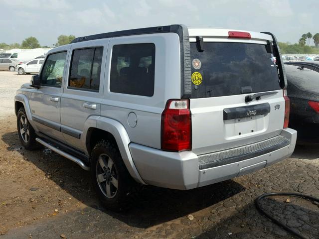1J8HH48K18C182092 - 2008 JEEP COMMANDER ვერცხლისფერი ფოტო 3