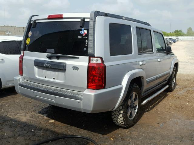 1J8HH48K18C182092 - 2008 JEEP COMMANDER ვერცხლისფერი ფოტო 4