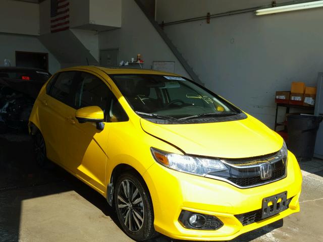 3HGGK5H85JM734214 - 2018 HONDA FIT EX YELLOW photo 1