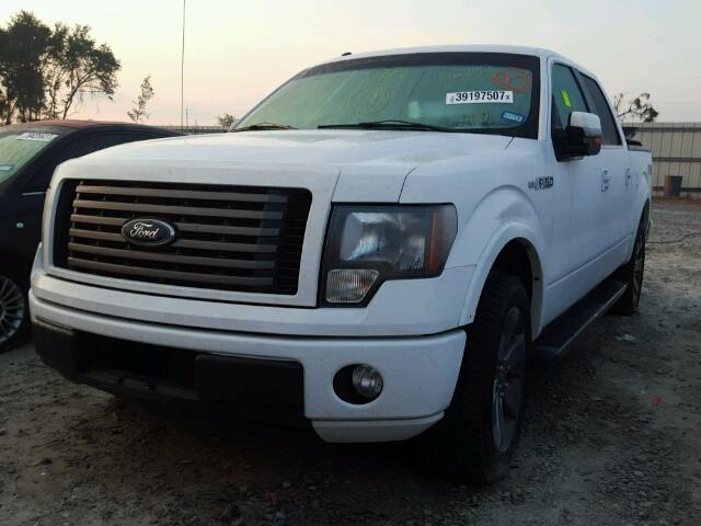 1FTFW1CF7CKD99786 - 2012 FORD F150 SUPER WHITE photo 2