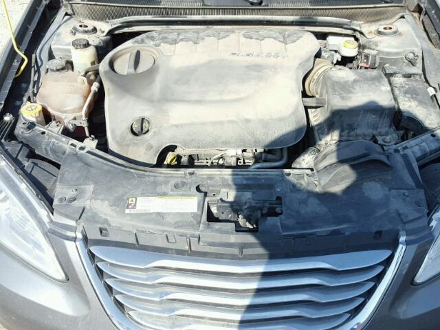 1C3CCBCG4DN523723 - 2013 CHRYSLER 200 LIMITE GRAY photo 7