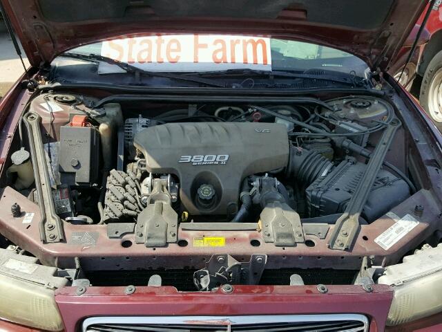 2G4WB52K4Y1110495 - 2000 BUICK REGAL LS 勃艮第红 照片 7