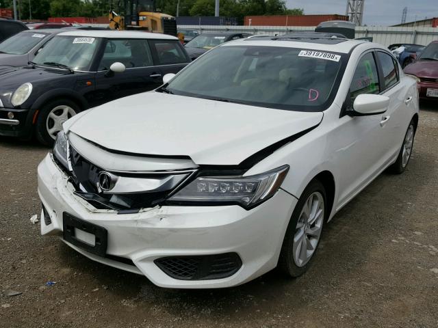 19UDE2F73HA011634 - 2017 ACURA ILX PREMIU WHITE photo 2