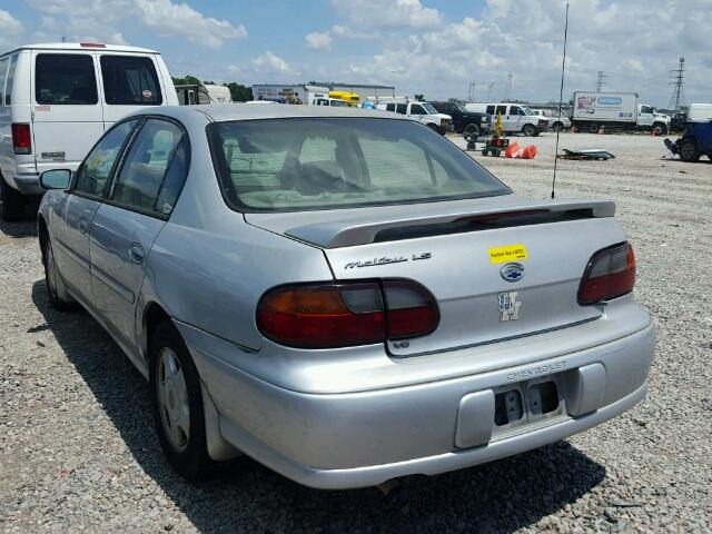 1G1NE52J116216506 - 2001 CHEVROLET MALIBU LS SILVER photo 3