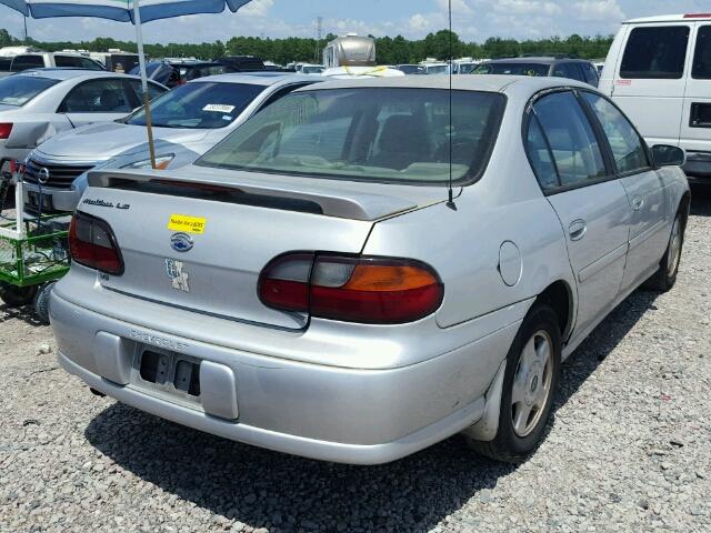 1G1NE52J116216506 - 2001 CHEVROLET MALIBU LS SILVER photo 4