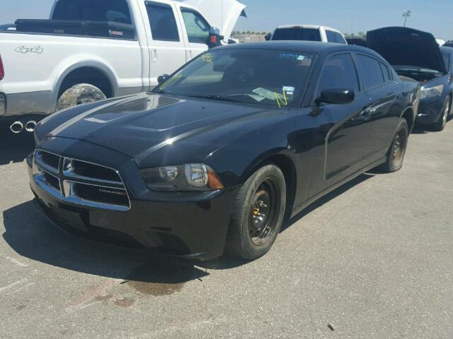 2C3CDXBG9CH158930 - 2012 DODGE CHARGER SE BLACK photo 2