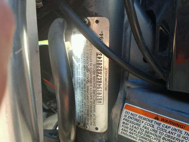 WB101940X7XB20143 - 2007 BMW G650 X-COU BLACK photo 10