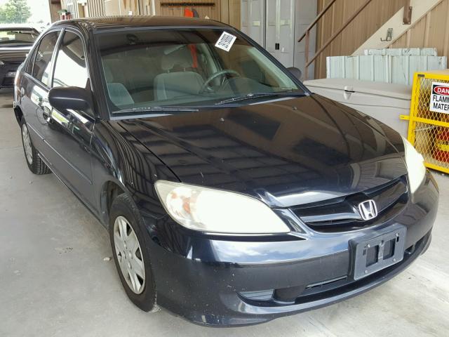 2HGES16335H563667 - 2005 HONDA CIVIC DX V BLACK photo 1