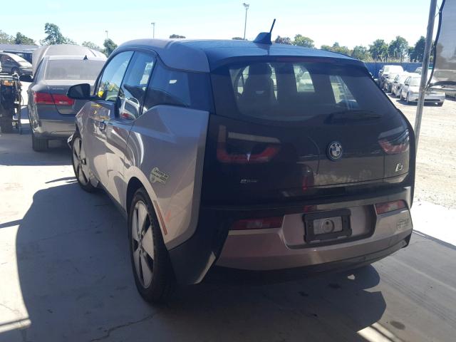 WBY1Z2C54EVX51656 - 2014 BMW I3 BEV SILVER photo 3