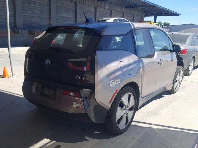 WBY1Z2C54EVX51656 - 2014 BMW I3 BEV SILVER photo 4