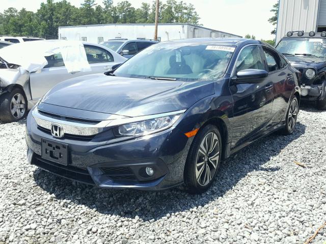 2HGFC1F76HH634241 - 2017 HONDA CIVIC EXL 蓝色 照片 2
