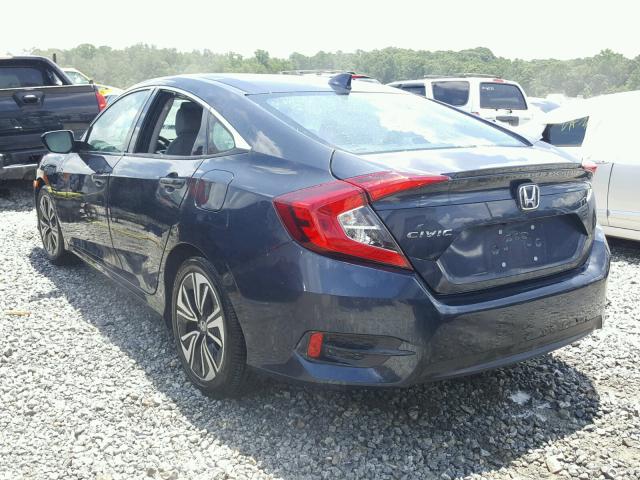 2HGFC1F76HH634241 - 2017 HONDA CIVIC EXL 蓝色 照片 3