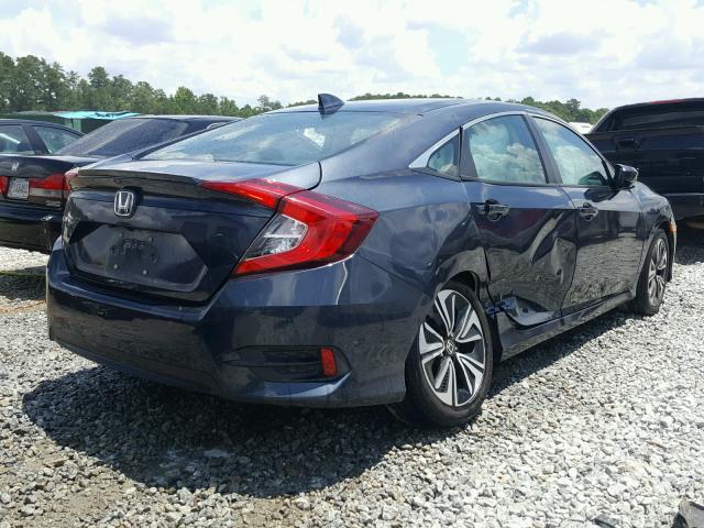 2HGFC1F76HH634241 - 2017 HONDA CIVIC EXL 蓝色 照片 4