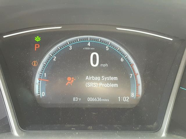 2HGFC1F76HH634241 - 2017 HONDA CIVIC EXL 蓝色 照片 8