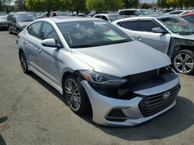 KMHD04LB6JU475969 - 2018 HYUNDAI ELANTRA SP SILVER photo 1