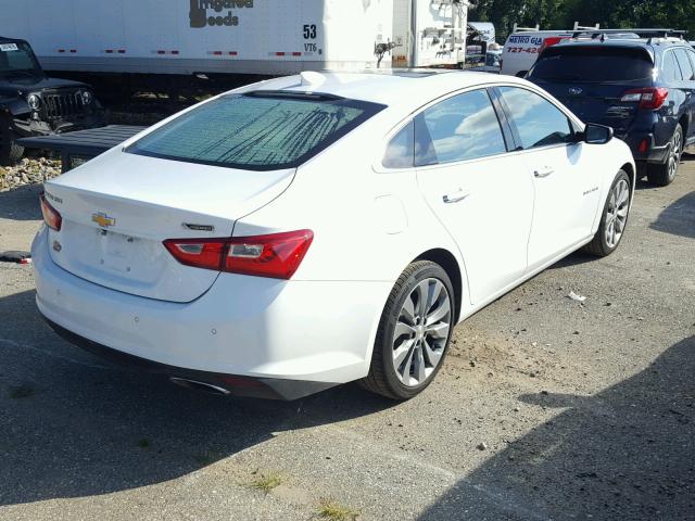 1G1ZE5SX6JF112180 - 2018 CHEVROLET MALIBU PRE WHITE photo 4