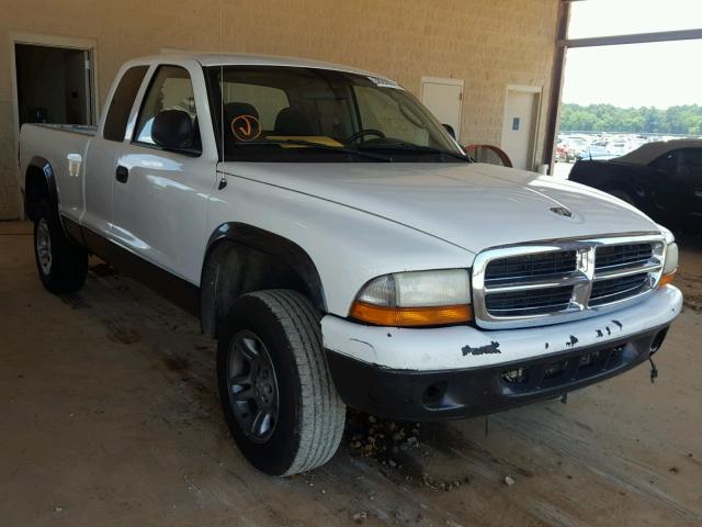 1D7HG32N84S739660 - 2004 DODGE DAKOTA SPO WHITE photo 1