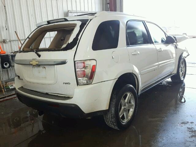 2CNDL73FX56152766 - 2005 CHEVROLET EQUINOX LT WHITE photo 4