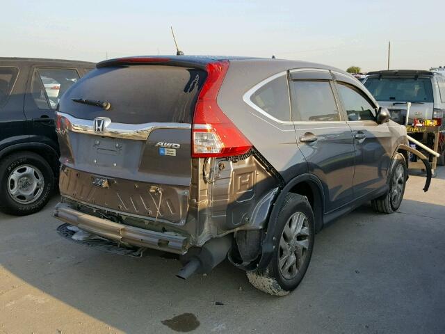 2HKRM4H50GH687013 - 2016 HONDA CR-V EX GRAY photo 4