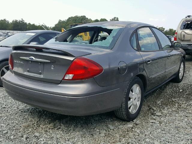 1FAHP56S73A138479 - 2003 FORD TAURUS SEL GRAY photo 4