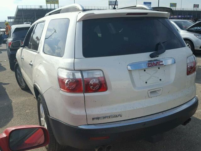 1GKER23778J233965 - 2008 GMC ACADIA WHITE photo 3