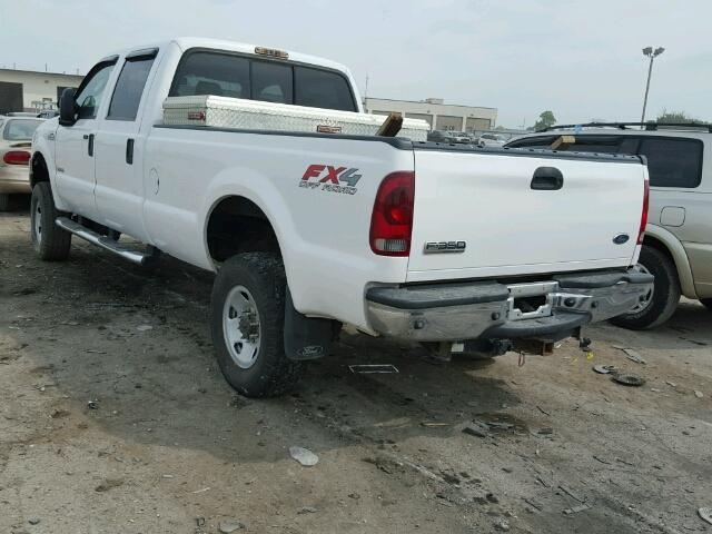 1FTWW31P06ED38323 - 2006 FORD F350 WHITE photo 3