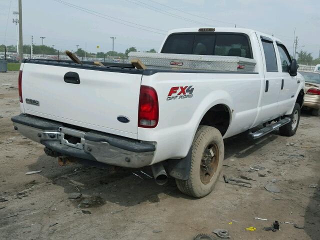 1FTWW31P06ED38323 - 2006 FORD F350 WHITE photo 4