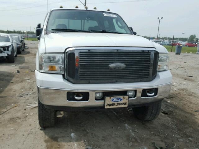 1FTWW31P06ED38323 - 2006 FORD F350 WHITE photo 9