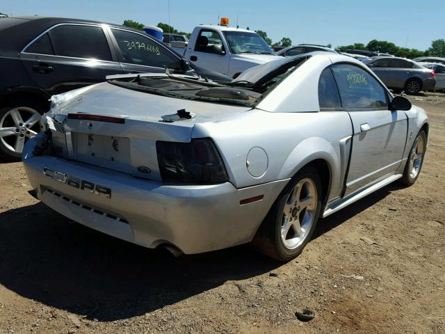 1FAFP47V11F244033 - 2001 FORD MUSTANG CO SILVER photo 4