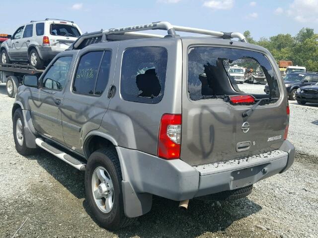 5N1ED28T84C678130 - 2004 NISSAN XTERRA XE GREEN photo 3