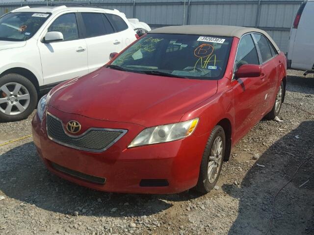 4T1BE46K09U376502 - 2009 TOYOTA CAMRY BASE RED photo 2