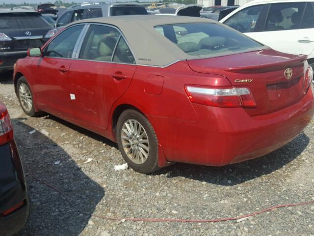 4T1BE46K09U376502 - 2009 TOYOTA CAMRY BASE RED photo 3