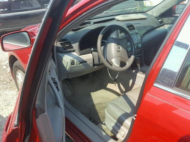 4T1BE46K09U376502 - 2009 TOYOTA CAMRY BASE RED photo 9