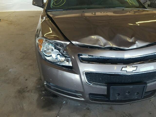 1G1ZC5E18BF272012 - 2011 CHEVROLET MALIBU 1LT ყავისფერი ფოტო 10