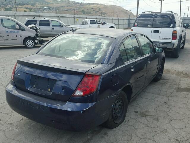 1G8AJ55F77Z116078 - 2007 SATURN ION LEVEL BLUE photo 4