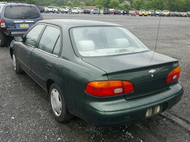1Y1SK5482YZ435847 - 2000 CHEVROLET GEO PRIZM 绿色 照片 3