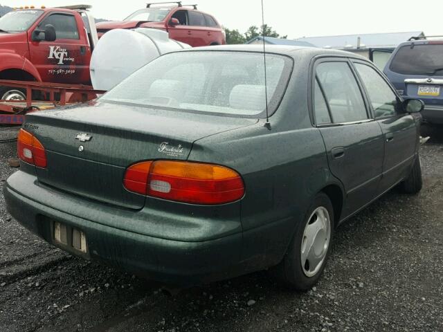 1Y1SK5482YZ435847 - 2000 CHEVROLET GEO PRIZM 绿色 照片 4
