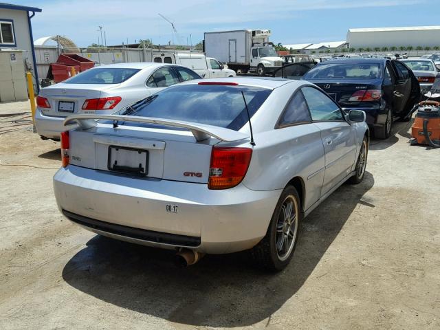 JTDDY38T810051144 - 2001 TOYOTA CELICA GT- GRAY photo 4