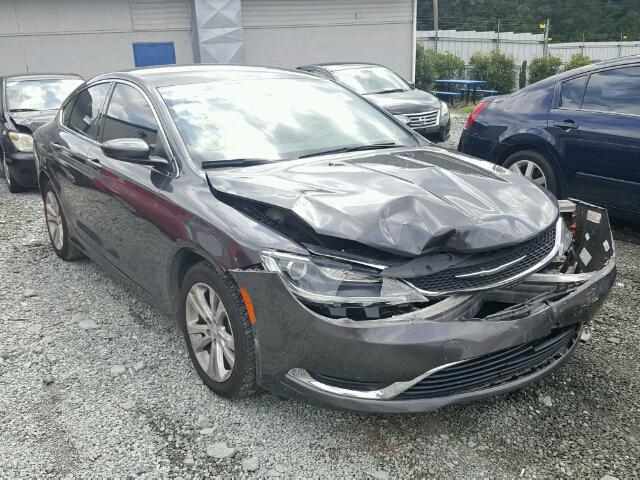 1C3CCCAB7FN607714 - 2015 CHRYSLER 200 LIMITE GRAY photo 1